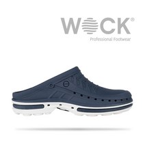 [WOCK] 워크 클로그_화이트/네이비블루 - 실험실신발/오토클레이브 멸균/고온 물세척/정전기방지/아치형 인솔/화학물질 저항성