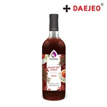 포모나 홍차향 시럽 1000ml 블랙티 홍차시럽 카페시럽, 1g, 1개, 1ml