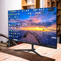 27인치 곡면 모니터 HDMI 게임용 PS4 대형 화면, 반투명 흰색 27인치 페이스 75HZ