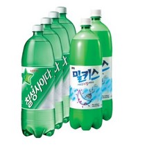 칠성사이다 + 밀키스, 1.5L, 9세트