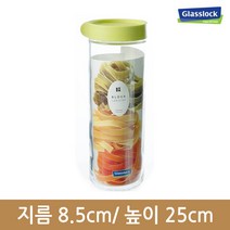 글라스락 블럭 캐니스터 원형 (대)1050ml, 6개 1Box[무료배송]