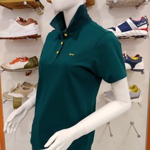 루이까스텔 23년 SS신상 여성 봄여름 배색단추 기본 반팔 카라 티셔츠