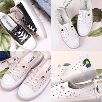 루케테 LC103 여성용 펀칭슬립온 펀칭스니커즈 운동화 슬립온