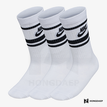 나이키 에브리데이 에센셜 크루 삭스 3팩, 화이트