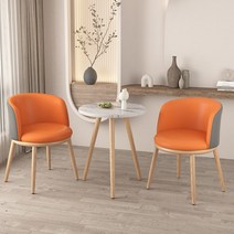 부부 안방 테이블세트 베란다 티테이블 카페 2인 원형, W1타입, 상세페이지 참조