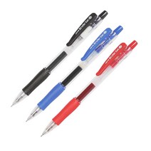 자바/중성펜 바인더젤 1타12입/ 0.5mm 볼펜, 레드
