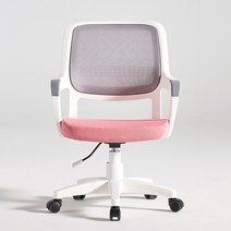 리니체 사무실 책상 컴퓨터 의자 LS300 공부 학생 의자, LS300 발침대추가, 핑크