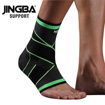 JINGBA SUPPORT 주황색 발목 보호대 농구 발목 보호대 골프 발목 보호대 2개, C 그린