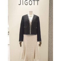 [지고트] JIGOTT JL3E0JK02 배색 포인트 숏 자켓