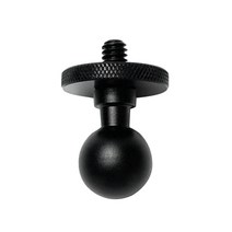 알루미늄 합금 1/4 나사 17mm 볼 마운트 볼 헤드 어댑터 전화 홀더