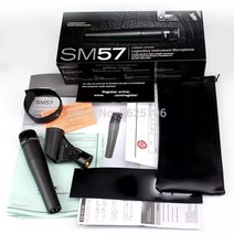 블루투스 노래방 유튜브 방송용 공연용 무선 마이크 sm57 기타 앰프 베이스 앰프 색소폰 트럼펫 또는 드럼용 sm57-lc 악기 다이나믹, 02 SM57-LC