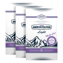 아메리칸솔루션 라이트 로키플러스 6kg x3포 무향 고양이 모래, 단품