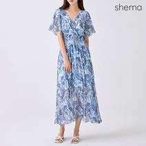 세마 페이즐리쉬폰날개소매원피스_H2M1OP3861