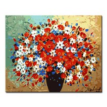 DIY캔버스페인팅 명화그리기 유화- 정물 40x50, S01_만개