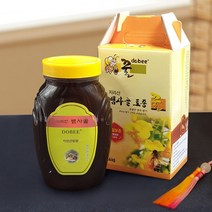 뱀사골토종꿀 자연산 밤꿀 2.4kg 병/ 선물용박스