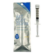 은점토 반지 실버 일본 직수입 아트클레이 은주사기형 10g(본체) a-279