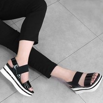 여성 통굽 샌들 6CM 여자 여름 샌달 슬리퍼 국내제작 FR1340ST