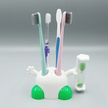 오너클랜 3분 양치타이머 양치타임 모래시계 칫솔꽂이 랜덤발송_W9ECFB3, 본상품선택
