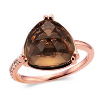 라디오사 18K 스모키쿼츠 여성반지 G18D-7915RM