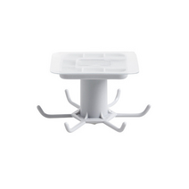 다용도걸이 회전 걸이 조리도구걸이 접착 접착형 부착형 국자걸이 주방 싱크대 블랙 그레이, 회색