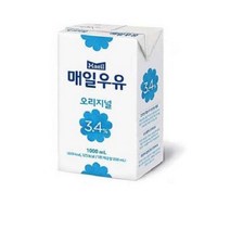 매일유업 매일우유 멸균우유 오리지널, 1000ml, 4개