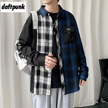 멀티컬러 믹스 체크 셔츠 남방 봄 가을 난방