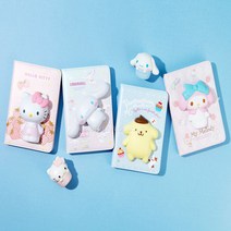 산리오 키티 마이멜로디 시나모롤 폼폼푸린 다꾸 스퀴시노트 캐릭터 귀여운 다이어리, 헬로키티