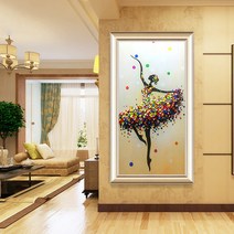 MINJING 3D전체DIY 큐빅 보석 십자수세트 발레 리 나 취미생활 비즈십자수BB06, 1세트, 40*70cm