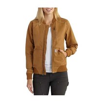 칼하트 여성용 크로포드 보머 재킷, XL, Carhartt Brown