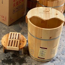 폴라도레 가정용 소나무 습식 족욕기 원목 족욕통 원형 족탕기 +(LL), 7조