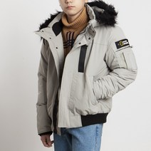 스타일에스 남성 빅사이즈 후드 탈부착 겨울 숏패딩 자켓 다운라이크 숏 패딩 점퍼