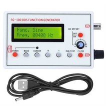 FG-100 DDS 기능 신호 발생기 주파수 카운터 1Hz - 500KHz 사인파+사각파+삼각파, 1개