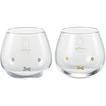 [일본정품] kaneshotouki kn40150 딕 브루나 미피 워블 텀블러 페어 세트 10.2 fl oz(320 ml) 유리, 금과은