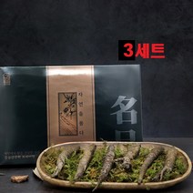 경성건강원 강원도 자연산 햇더덕 식감좋은 생더덕 선물세트 600g 18~24뿌리, 3개, 600g18-24뿌리