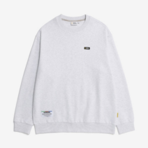 2023 내셔널지오그래픽 폴하스 베이직 스몰로고 맨투맨 아이보리 티셔츠 커플 공용 N231USW910