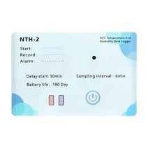 데이터로거 nfc 온도 및 습도 레코더 ip67 방수 자동 알람 기상 의학, n번째 2