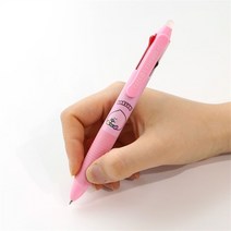 핑크풋 당근친구들 지워지는 3색펜 0.5mm 지워지는 사라지는 순삭펜 볼펜, 3000당근친구들지워지는3색펜 랜덤