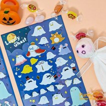 퍼니스티커 at-206 유령 아트지 스티커, 단품