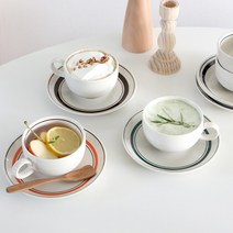 카네수즈 홍차잔 찻잔세트 (6컬러), 오렌지, 1개