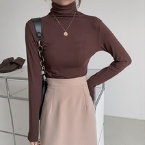 banhany 텐셜 슬림핏 터틀넥 목 폴라티 6color 902016