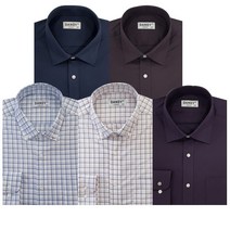 남성 와이셔츠 구김덜한 스판 편안한 남방 화이트셔츠 슬림핏 일반핏 남자 정장 긴팔 체크 선물