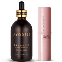 아요델 여신광채 프로폴리스 몰약 앰플 100ml + 아요델 물광꿀피부 콜라겐 링클밤 멀티밤 스틱 10g, 3세트, 110mg