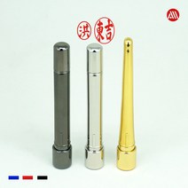 크롬 만년 결재인 만년인 양면 - 회사용 은행용 만년도장 골드 실버 흑진주, 단면-흑진주, 초서체