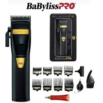 이발기 BaByliss Pro 금속 블랙 FX 리튬 이발사 및 스타일리스트용 전문 미용실, 2.Babyliss Clipper - Eu 플러그