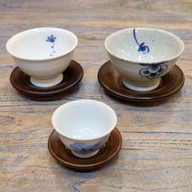 국산 원목원형 찻잔받침 차탁 L, 본상품선택