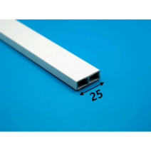PVC몰딩 평몰딩 백색 25X9 사각몰딩 (2.4M 최소구매4개)