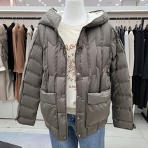 온앤온 후드배색다운경량패딩점퍼nj2wma1901