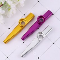 알티에리 피콜로 악기 6pcs 금속 kazoo 초경량 다른 색상 교육 kazoo 장난감 플루트 동반자 피아노, 그림 1