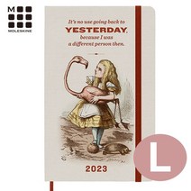 몰스킨 [한정판]2023 앨리스 위클리 레드밴드-라지