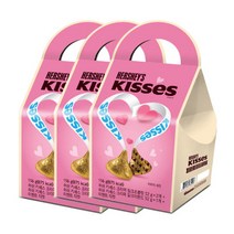 키세스 초콜릿 핸드백 156g 3팩/발렌타인, 키세스 초콜릿 핸드백 156g 3팩/